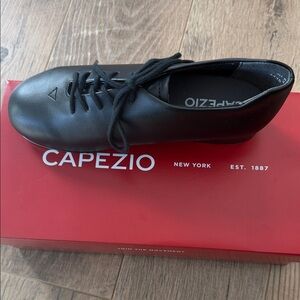 Capezio Classic Black Kids Tap Shoes Tic Tap Toe Size 3W